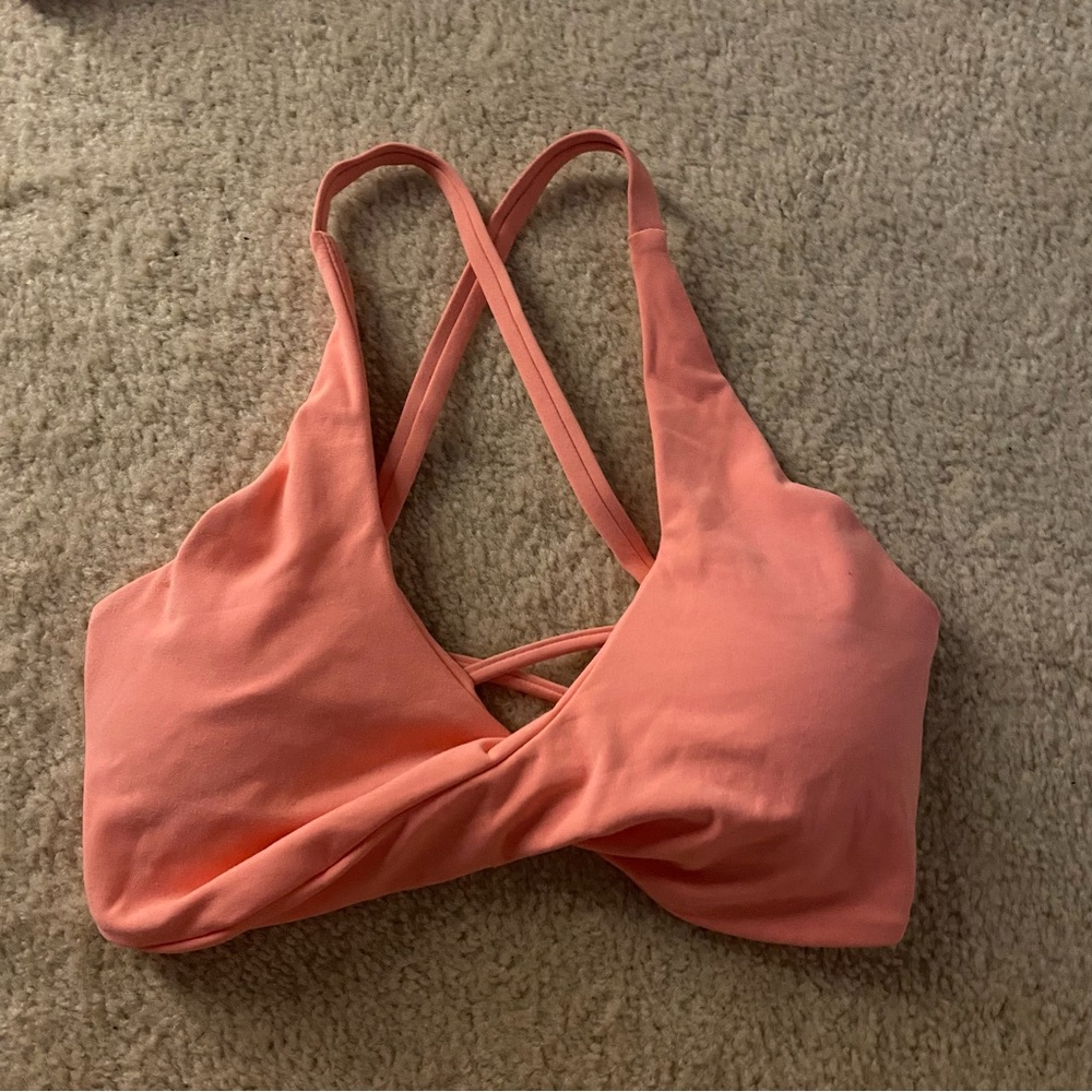 Buffbunny glow sports bra - guava - size medium